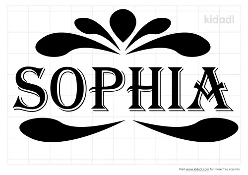sophia-stencil