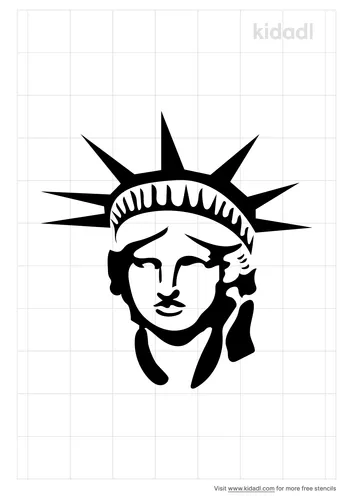 statue-of-liberty-head-stencil