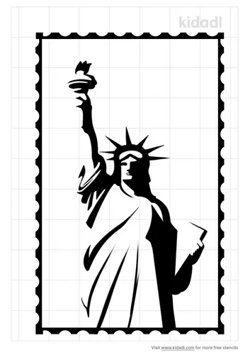 statue-of-liberty-stamp-stencil