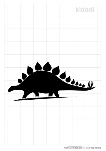stegosaurus-stencil