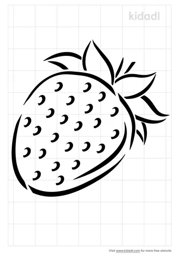 strawberry-stencil