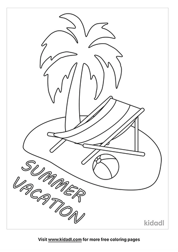 summer vacation coloring pages free summer coloring pages kidadl