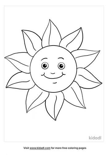 Sunshine Coloring Pages Free Weather Coloring Pages Kidadl