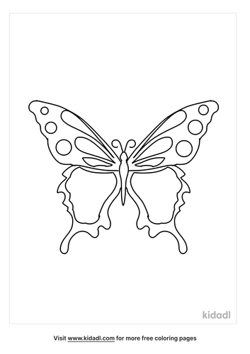 Swallowtail Butterfly Coloring Pages | Free Butterflies Coloring Pages