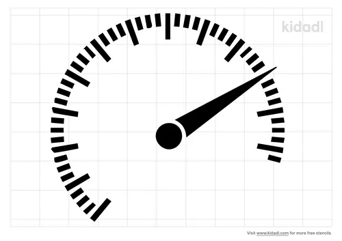 tachometer-stencil