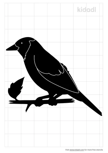 tanager-bird-stencil