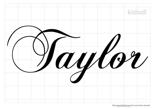 taylor-name-stencil