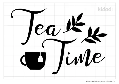 tea-time-stencil