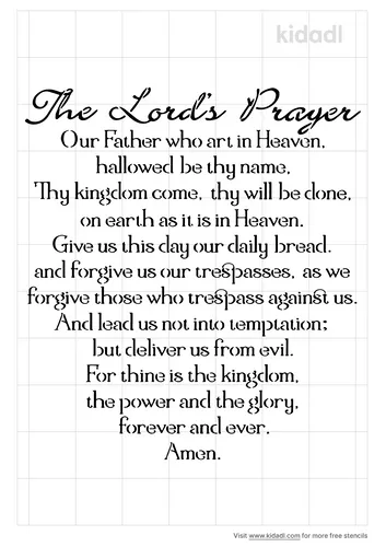 the-lord-s-prayer-stencil