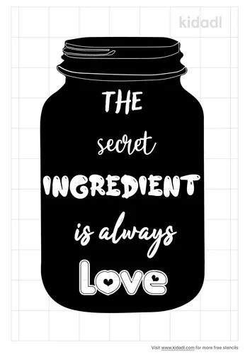 the-secret-ingredient-is-always-love-stencil
