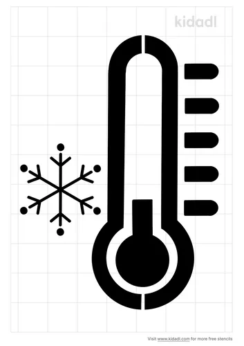 thermomter-cold-stencil