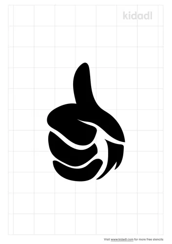 thumb-up-stencil