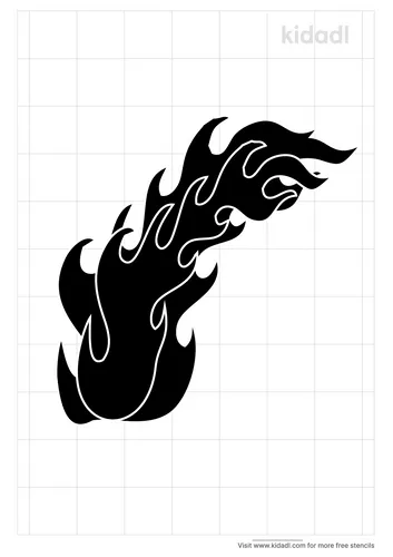 tribal-flame-stencil