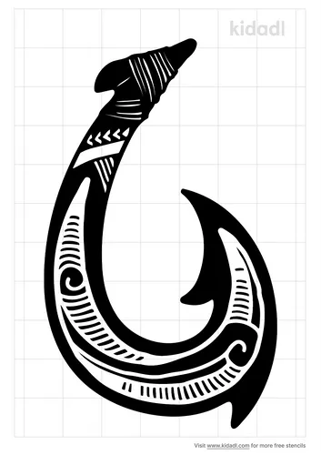 tribal-hook-stencil