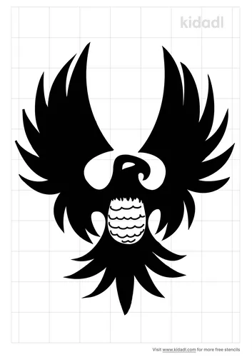 tribal-thunderbird-stencil