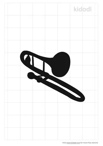 trombone-stencil