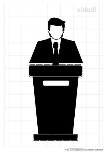 trump-in-podium-stencil