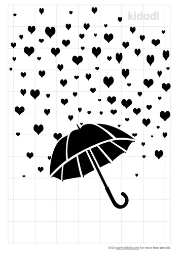 umbrella-raining-hearts-stencil