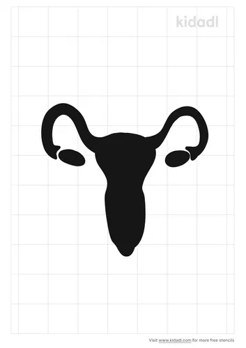 uterus-stencil