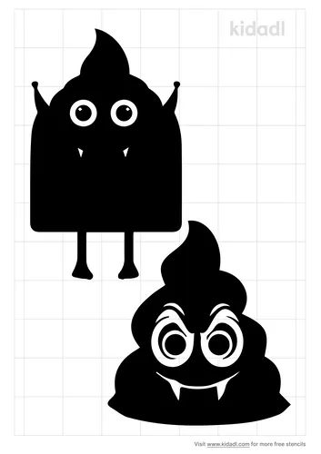 vampire-poop-emoji-stencil