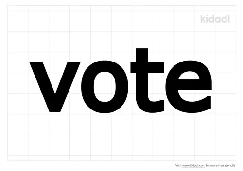 vote-stencil
