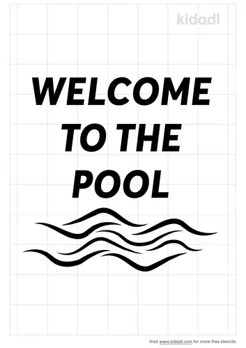 welcome-to-the-pool-stencil