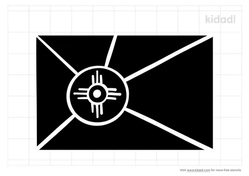 wichita-flag-stencil