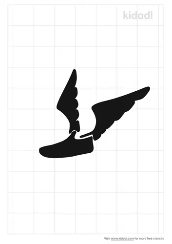 winged-sneaker-stencil
