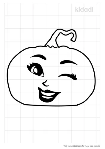 winking-pumpkin-stencil