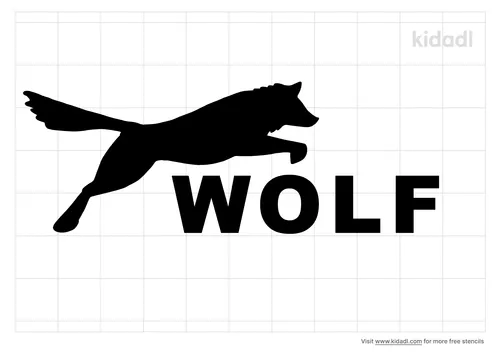 wolves-letter-stencil