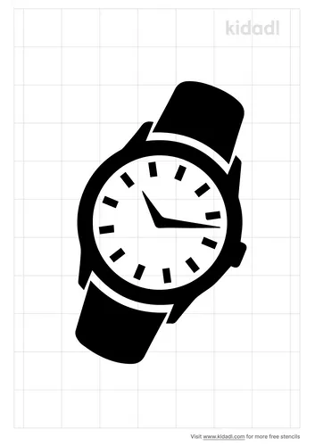 wrist-watch-stencil