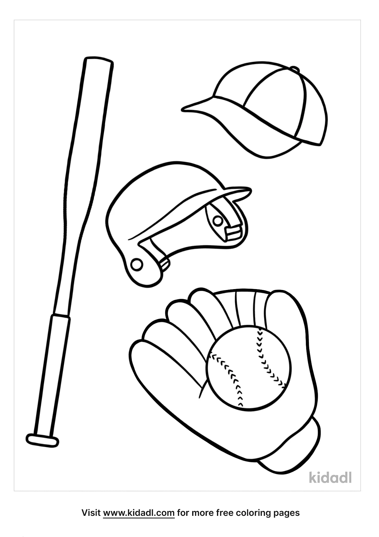 Softball Coloring Pages Free Sports Coloring Pages Kidadl