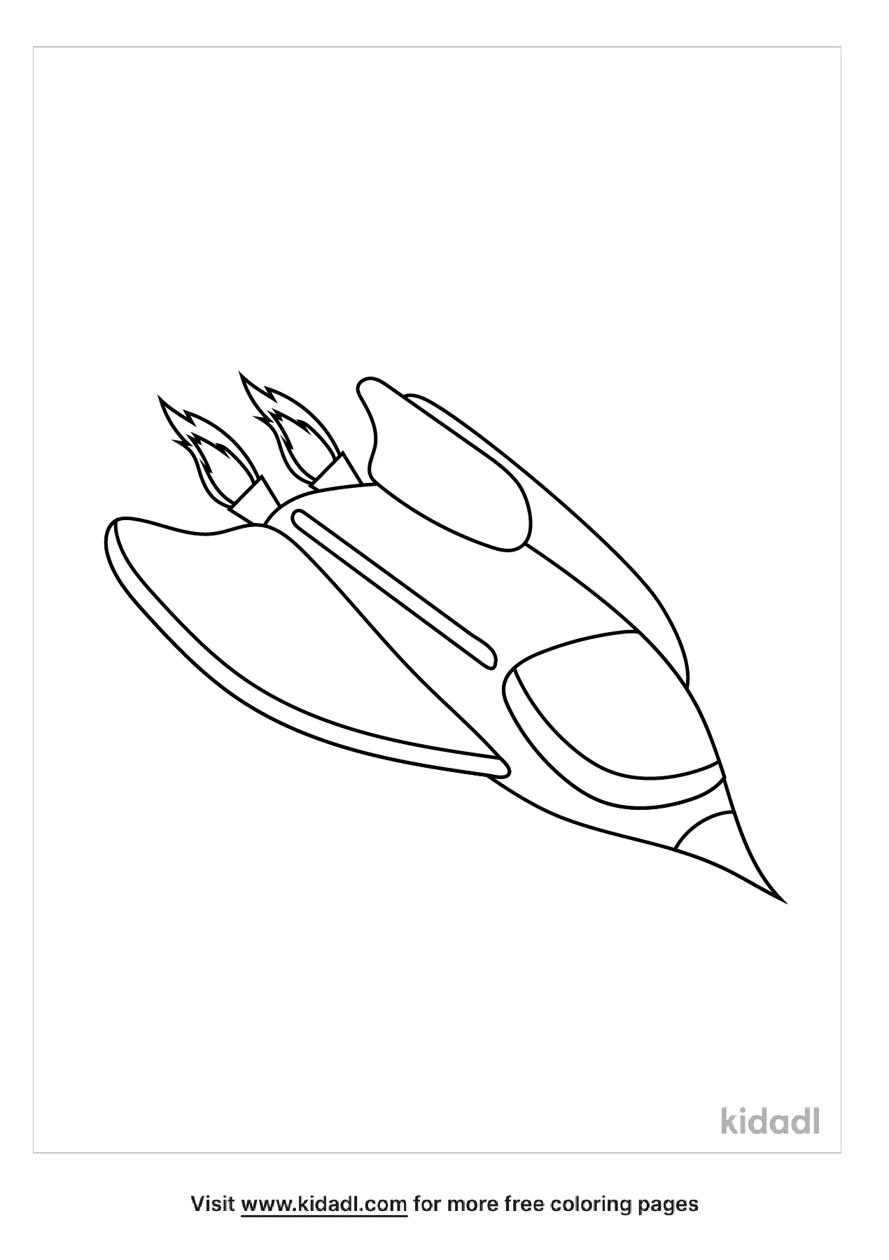 spaceship coloring pages to print