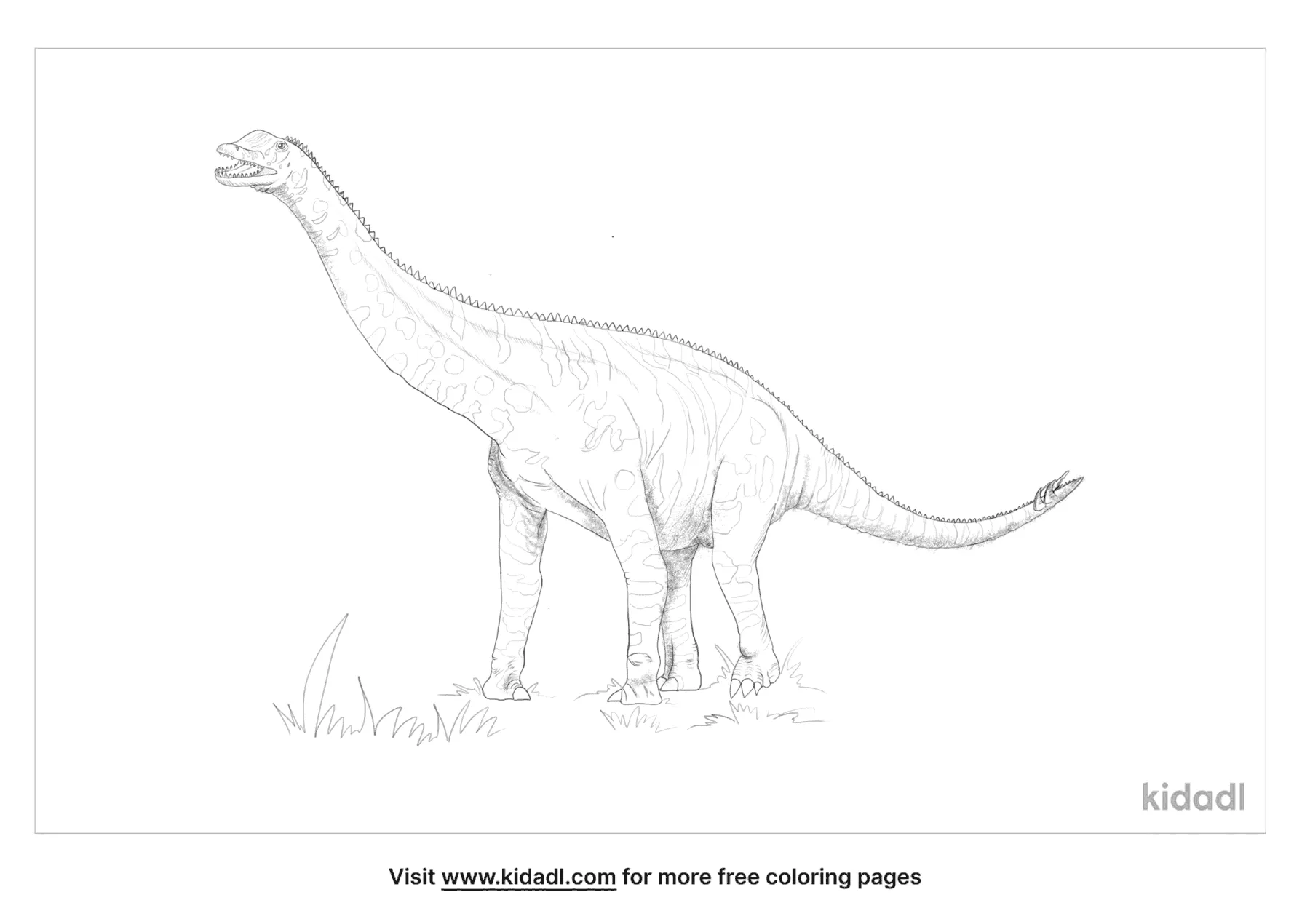 Spinophorosaurus Coloring Page