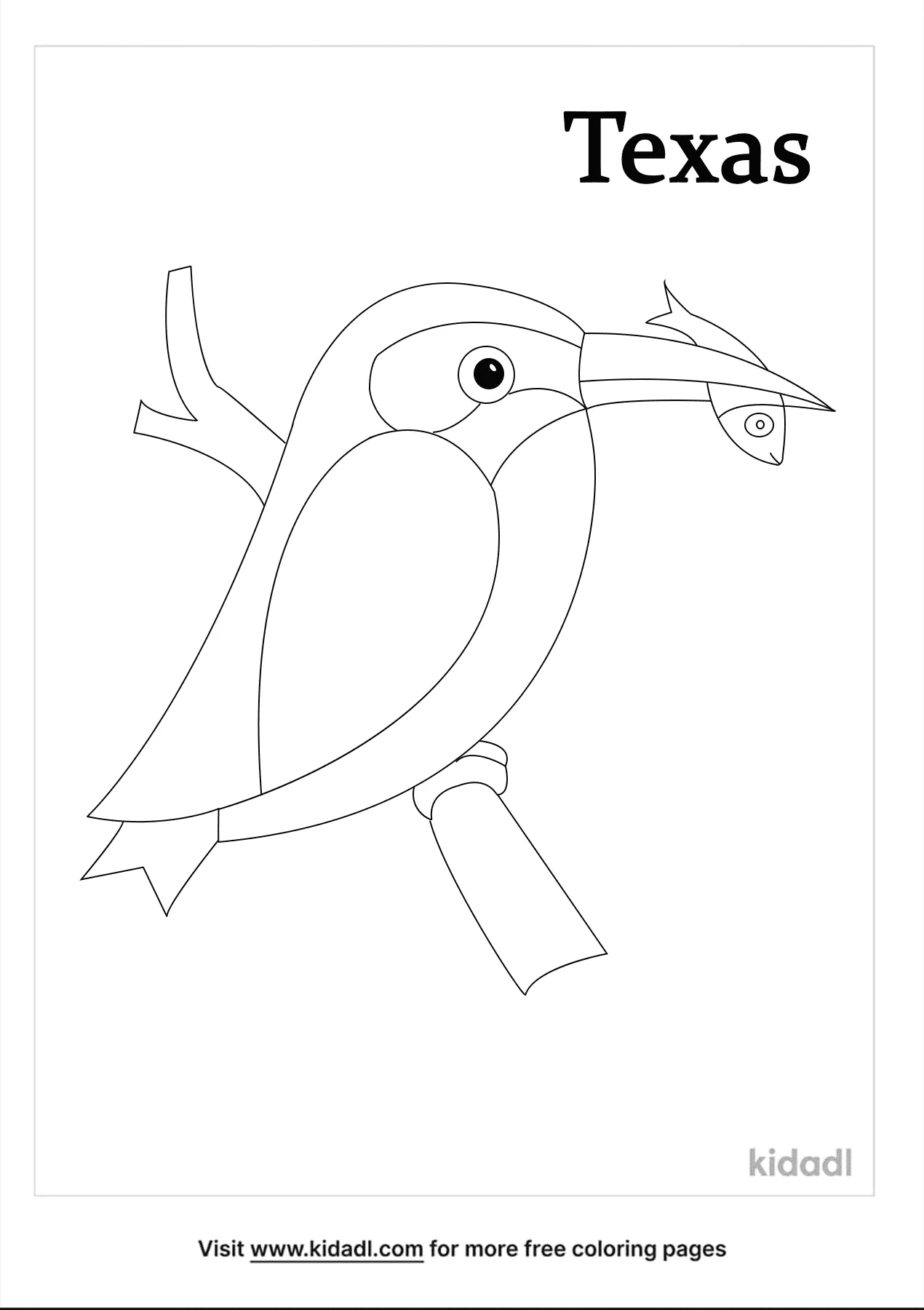 10 Beautiful State Bird Coloring Pages to Color