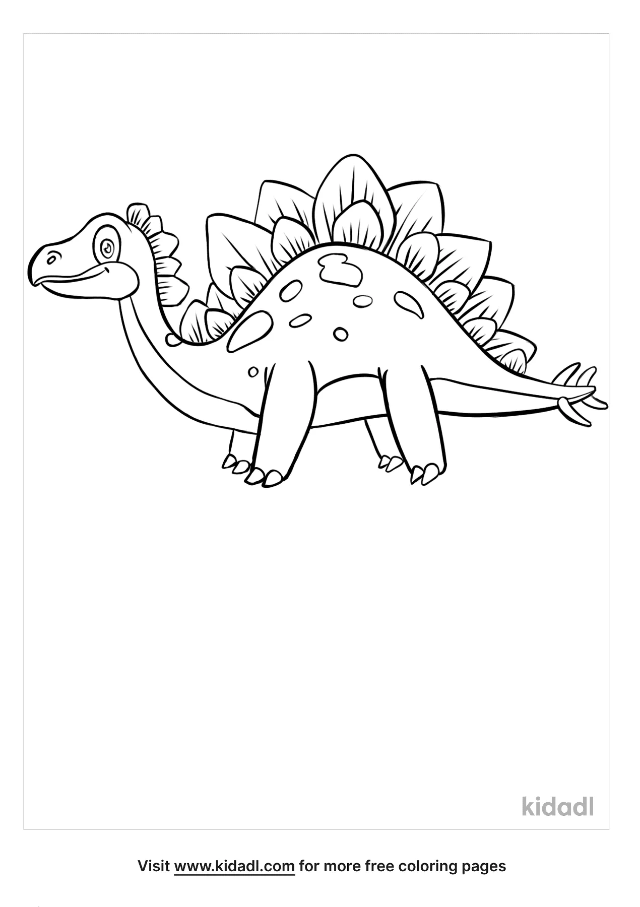 stegosaurus coloring pages printable