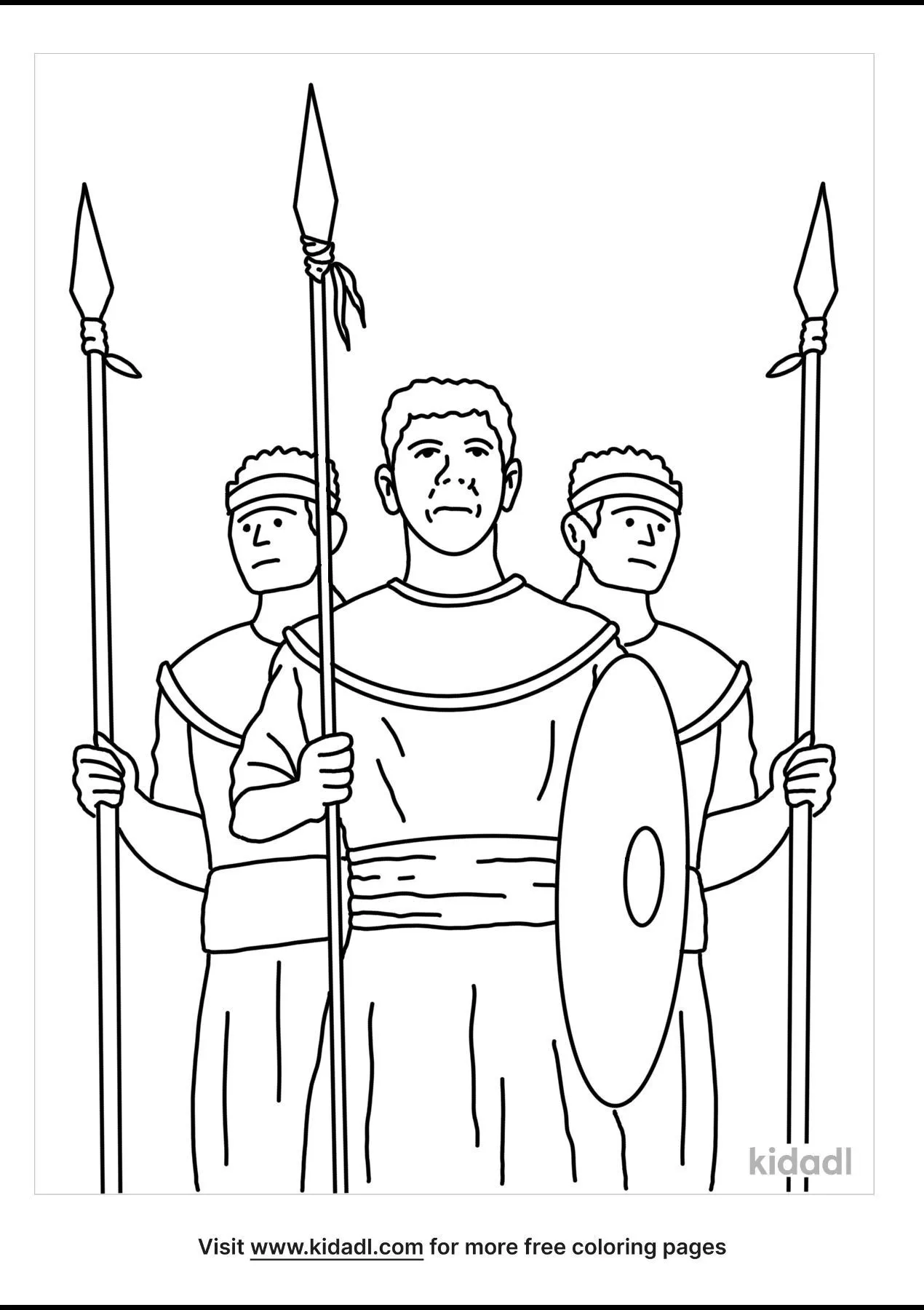 Stripling Warrior Coloring Pages Free Bible Coloring Pages Kidadl