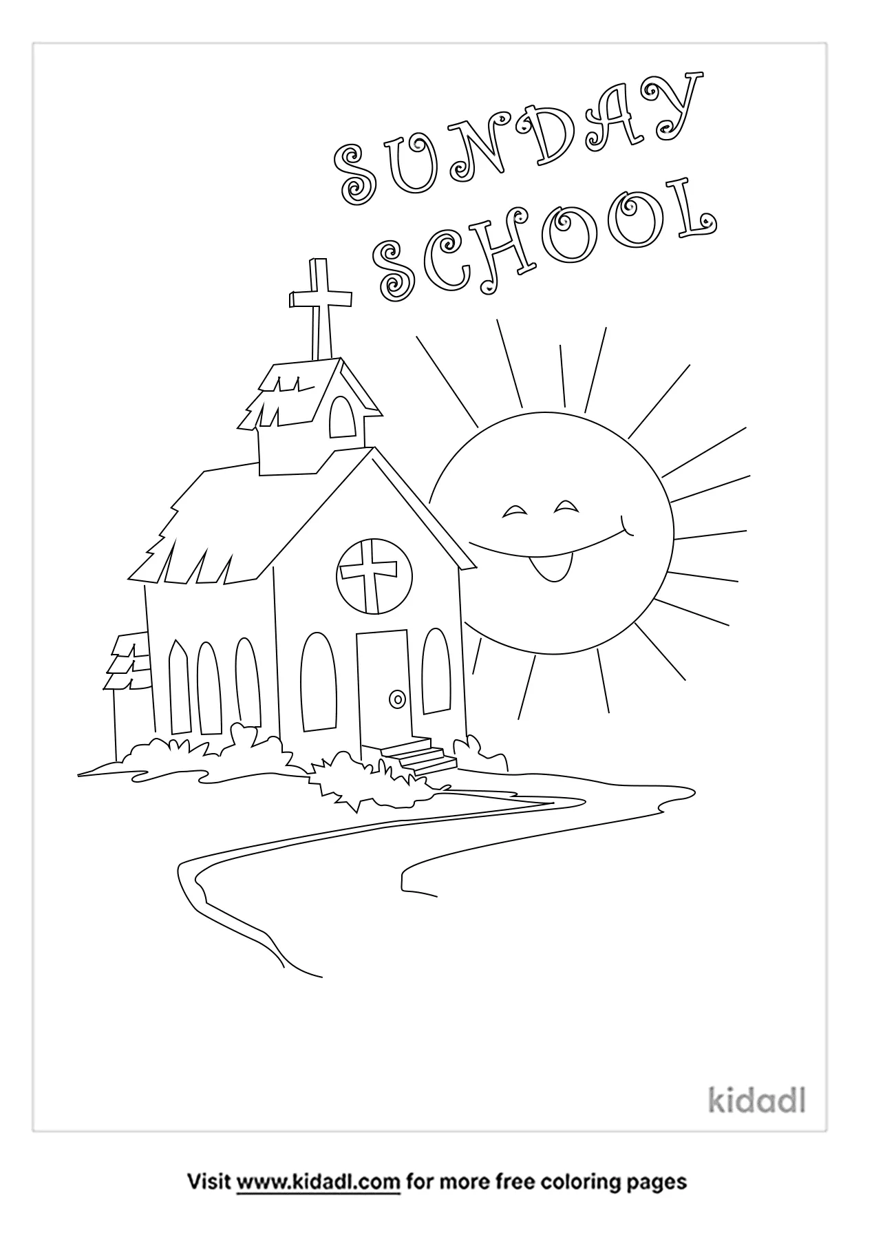 Sunday School Coloring Pages | Free Bible Coloring Pages | Kidadl