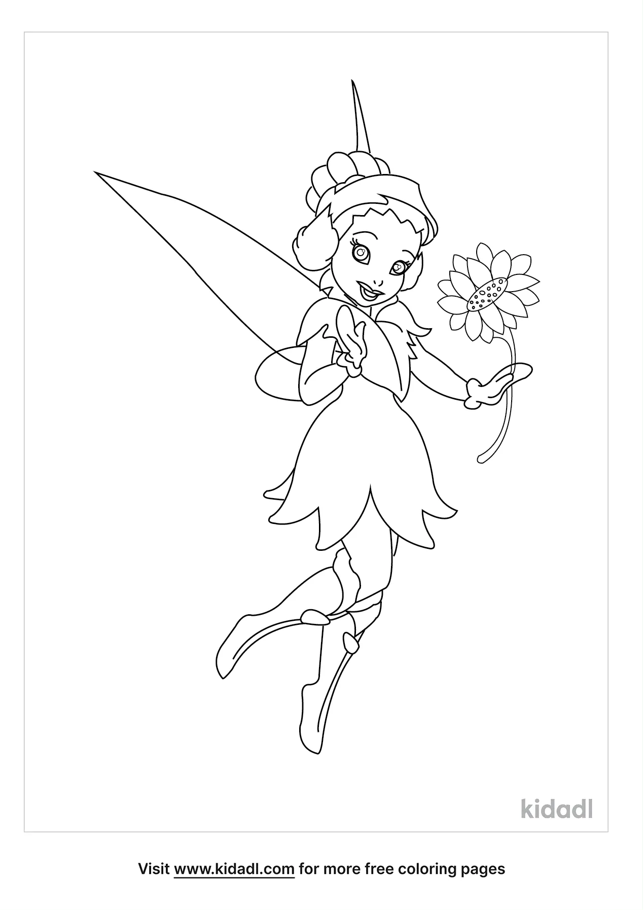 Fairies Coloring Pages | Coloring Pages | Kidadl