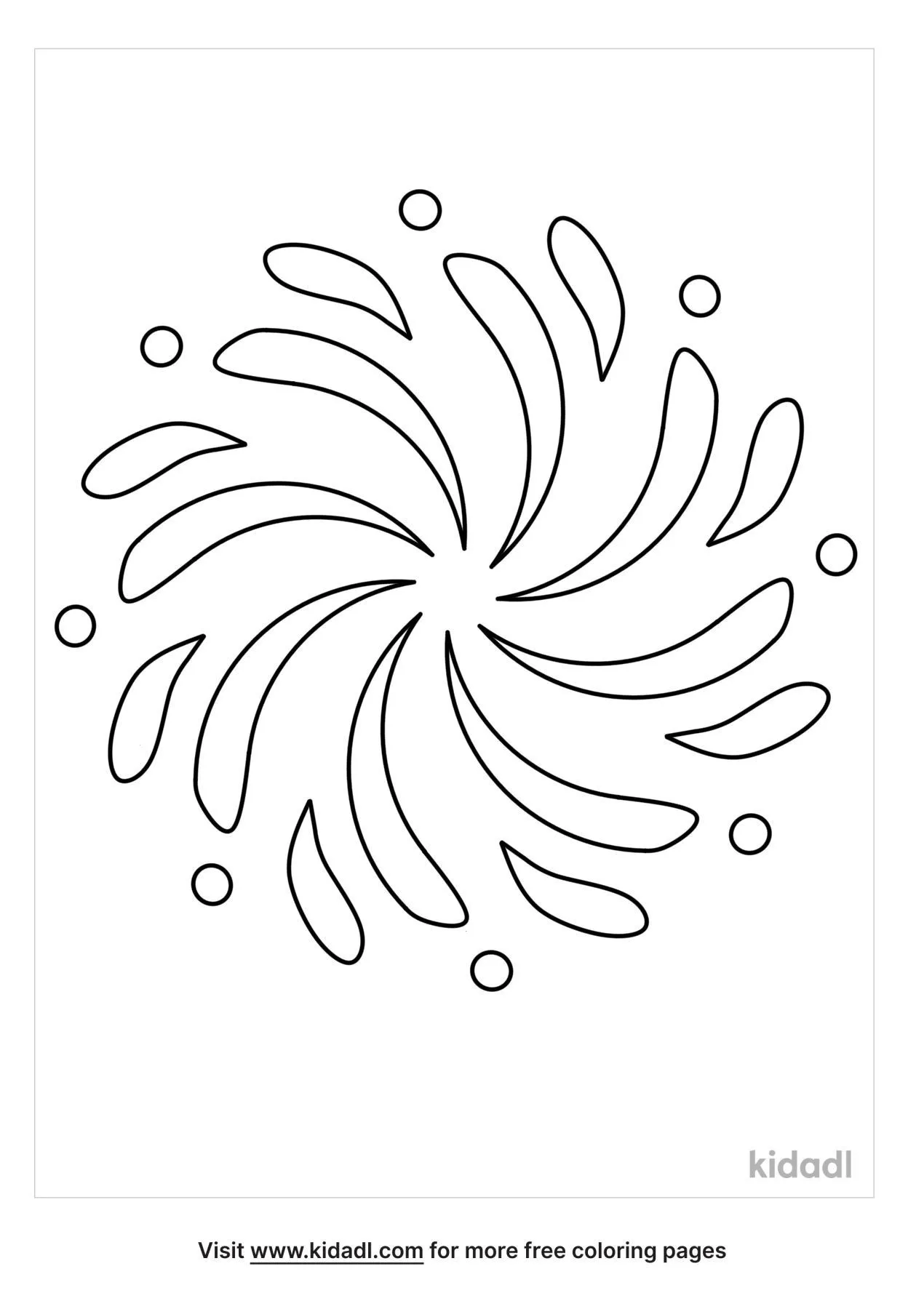 Swirly Coloring Page