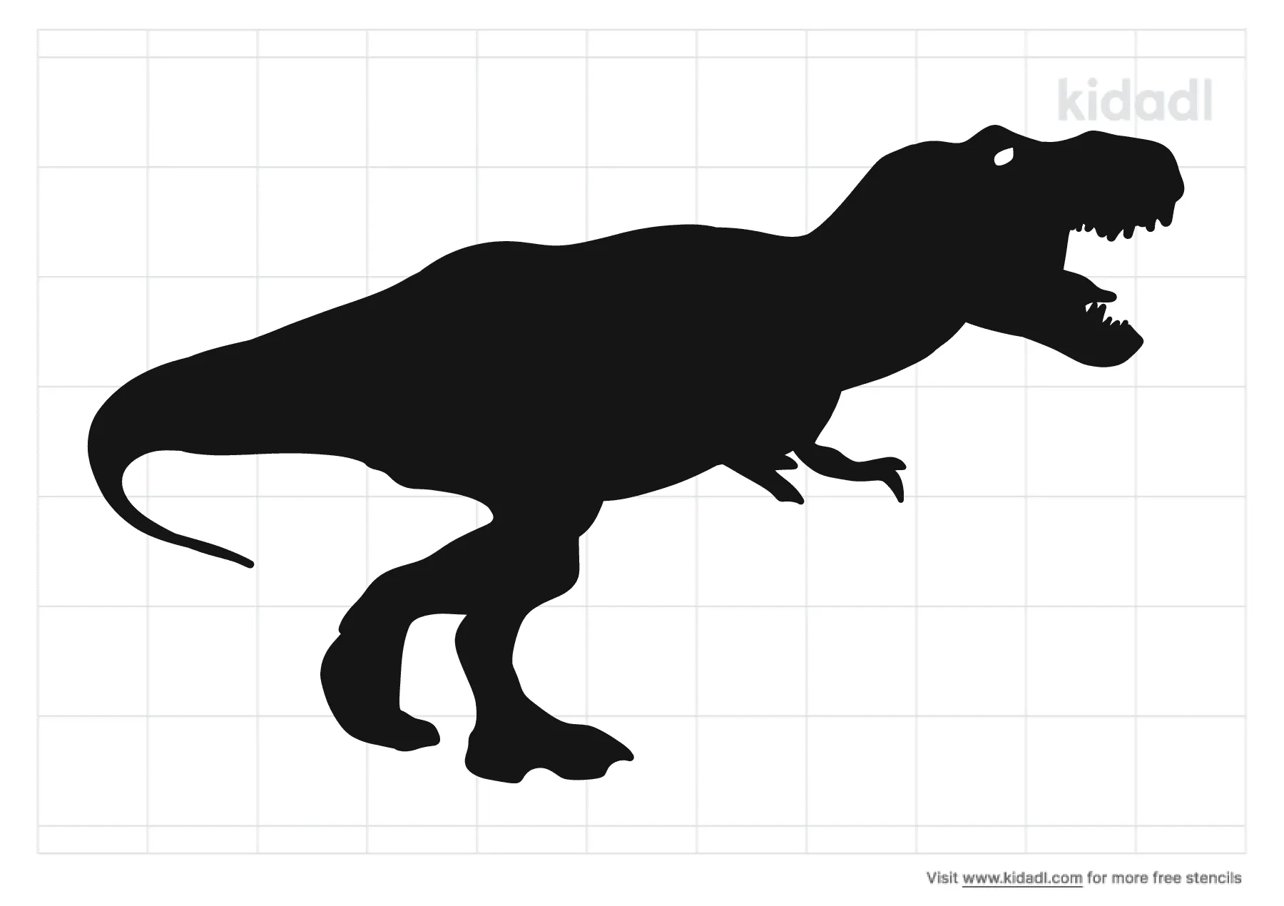Тираннозавр рекс силуэт
