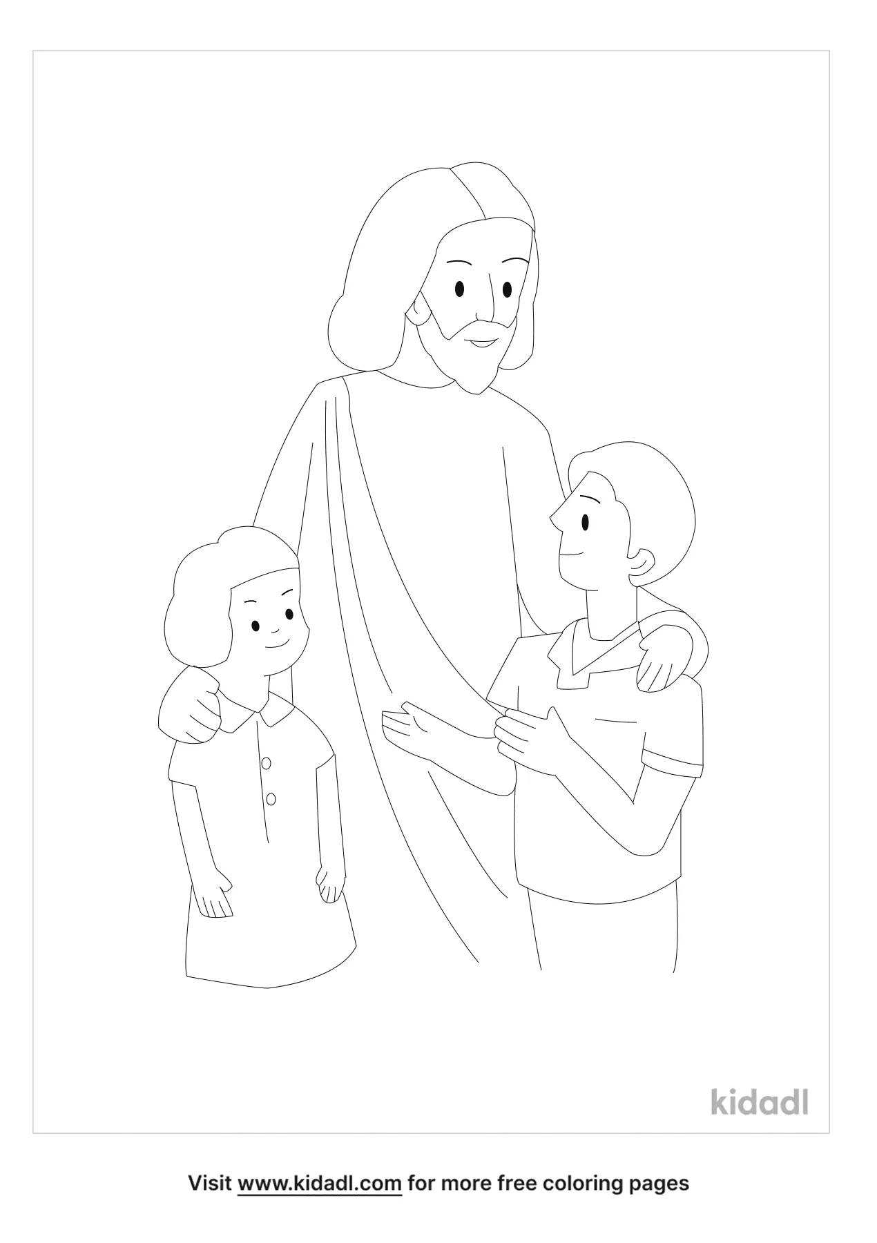 telling others about jesus coloring pages