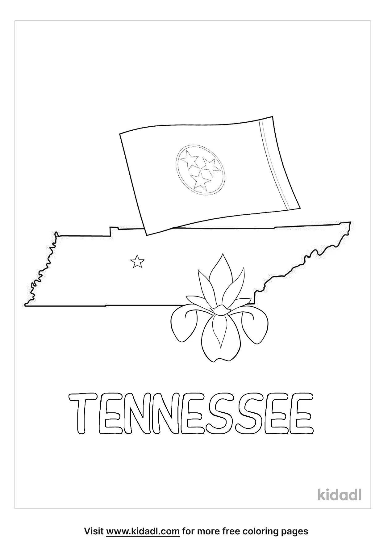 Tennessee Coloring Pages Free World Geography Flags Coloring Pages Kidadl