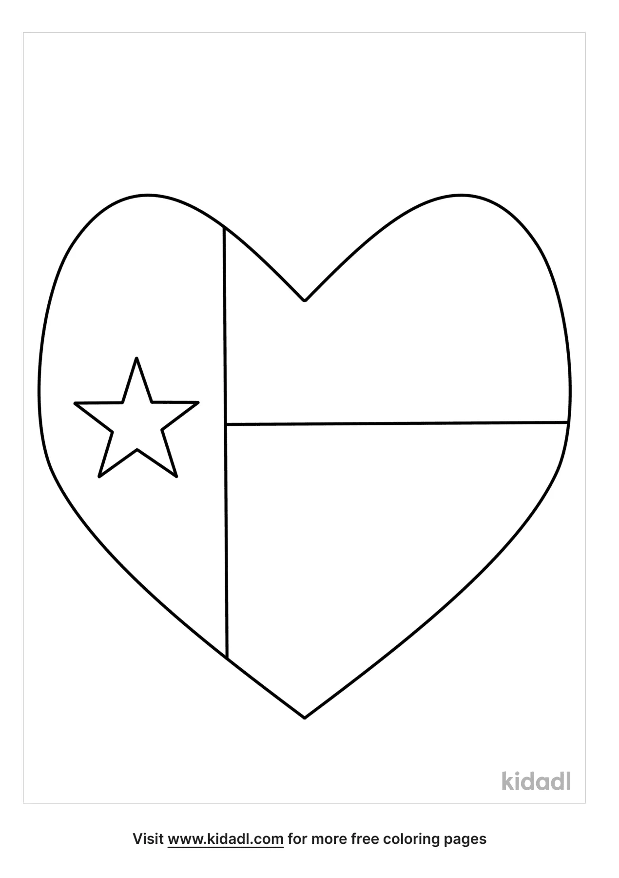 texas flag coloring pages