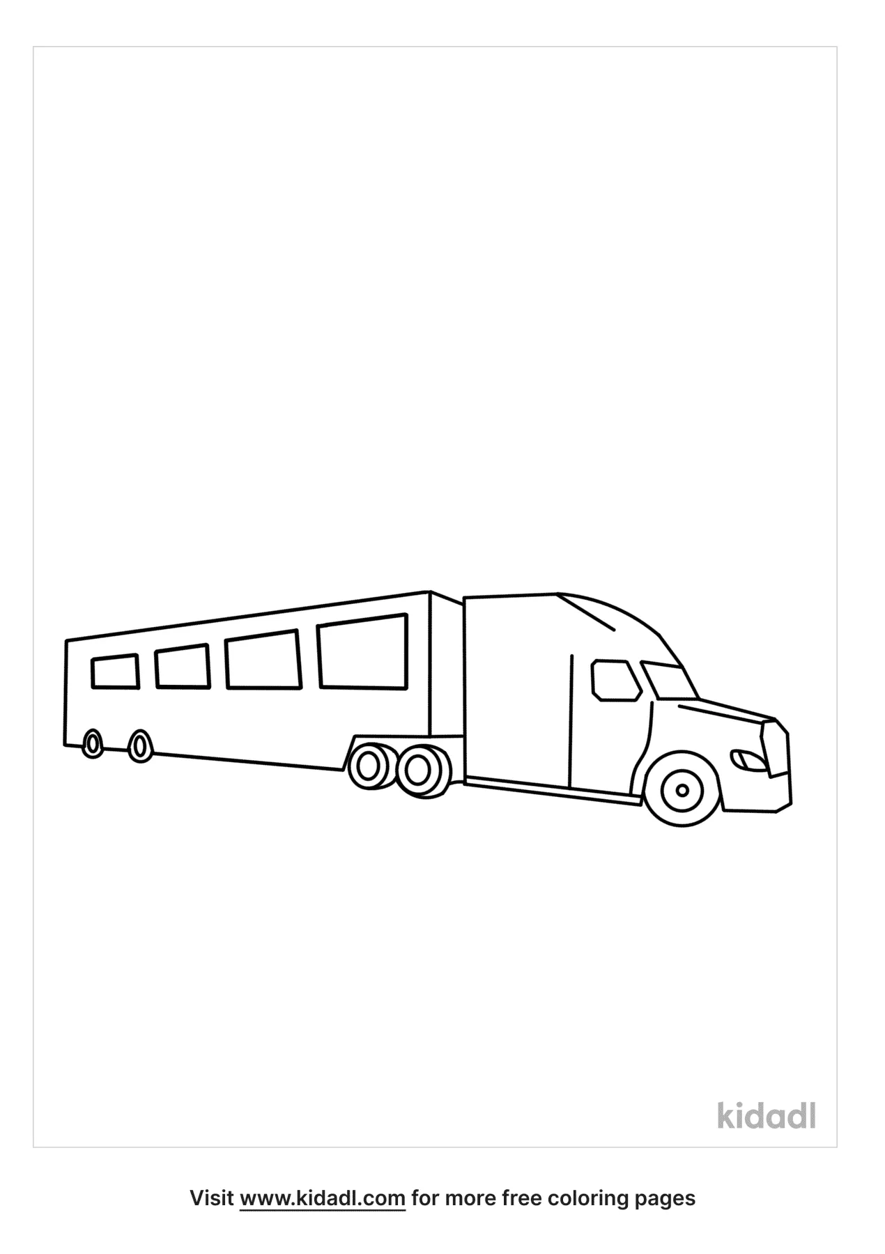 horse trailer coloring pages