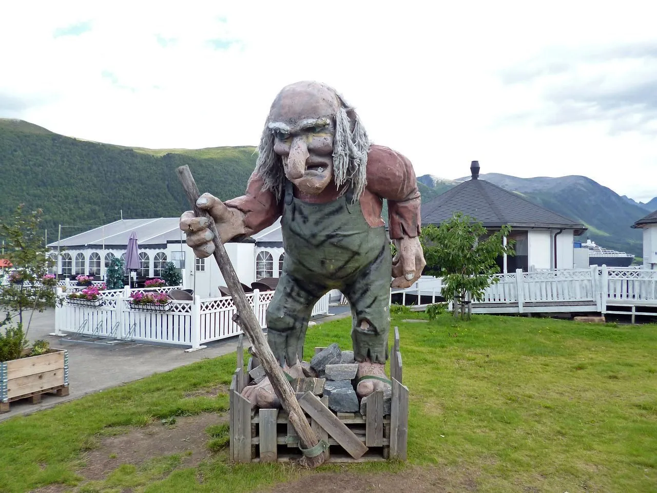 A troll statue in Norway