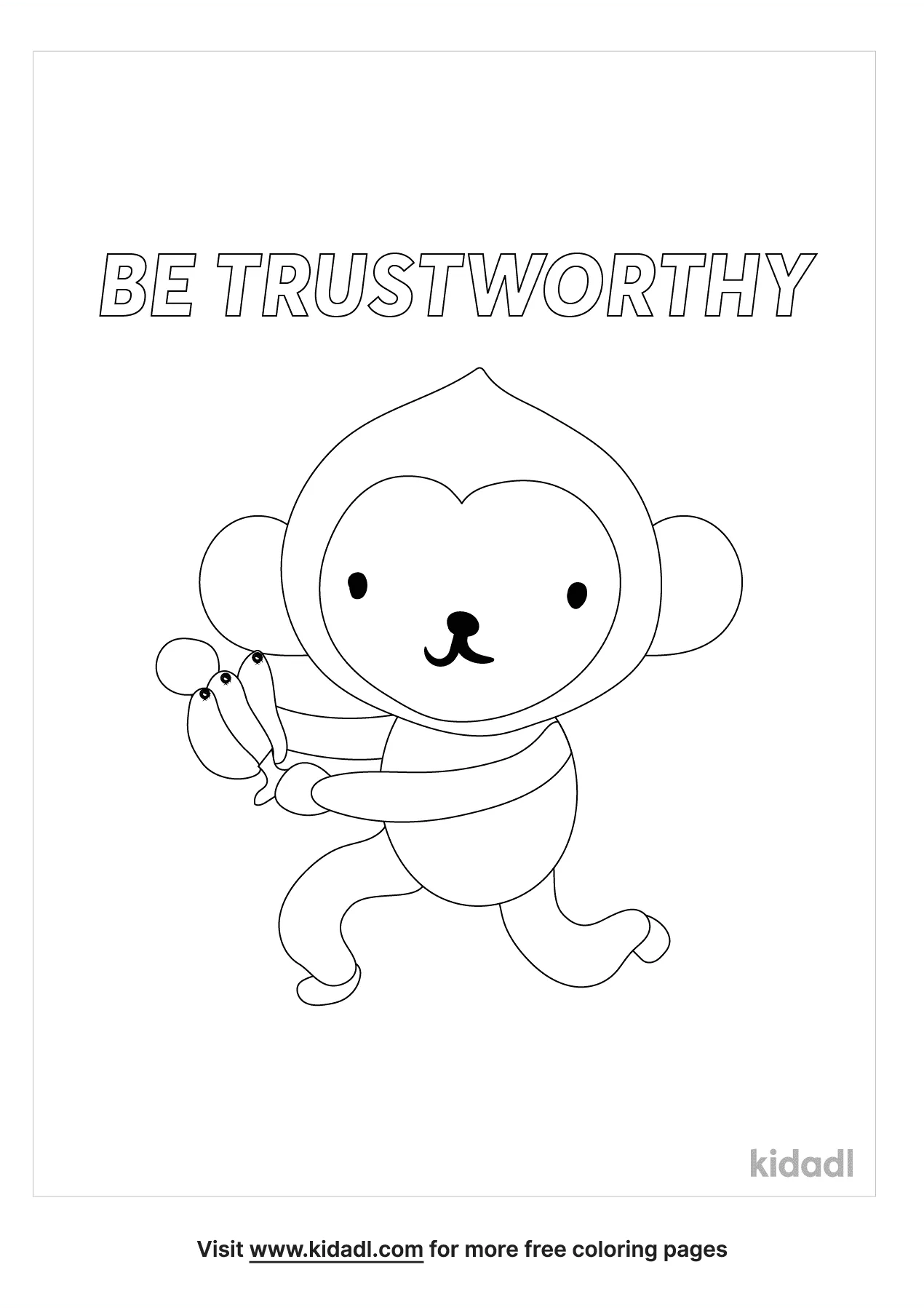 trusting others coloring pages