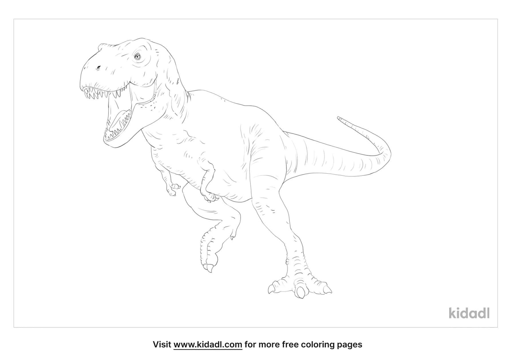 Tyrannosaurus Coloring Page