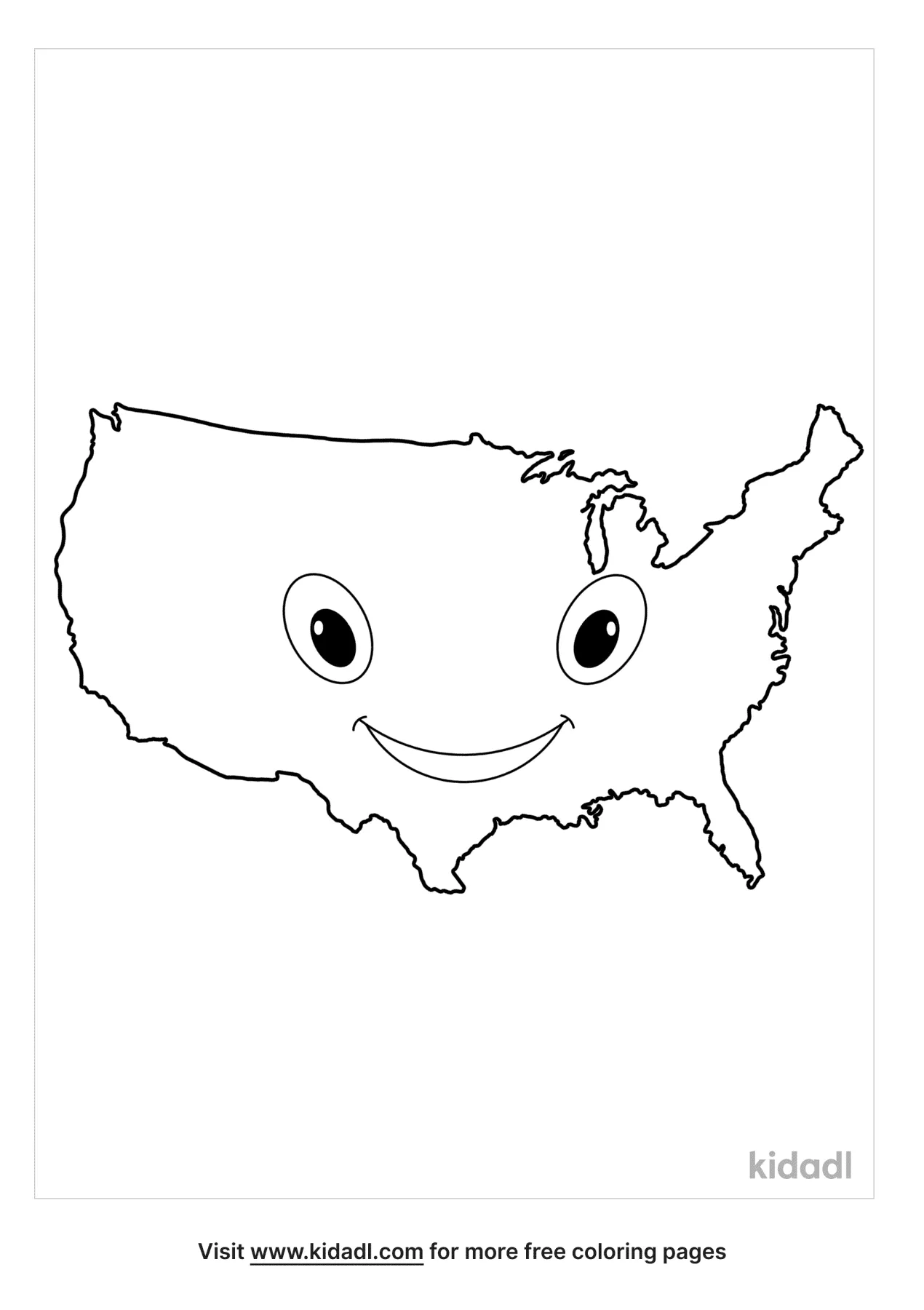 united states map cute kidadl