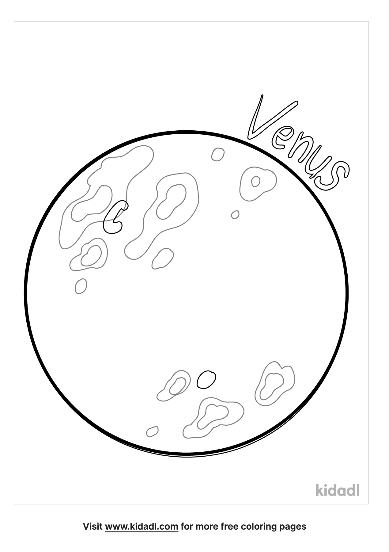 Venus Coloring Page